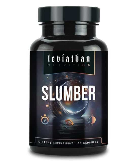 Leviathan Slumber bottle pour showing easy nightly capsules for calm evenings