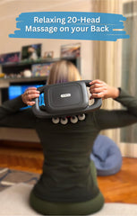 LEVILO 20-head massage gun side handle for precise targeting and controlled sessions.