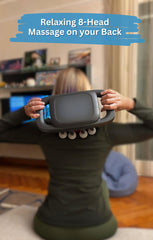 LEVILO ergonomic head design adapts to body contours for comfortable pressure.
