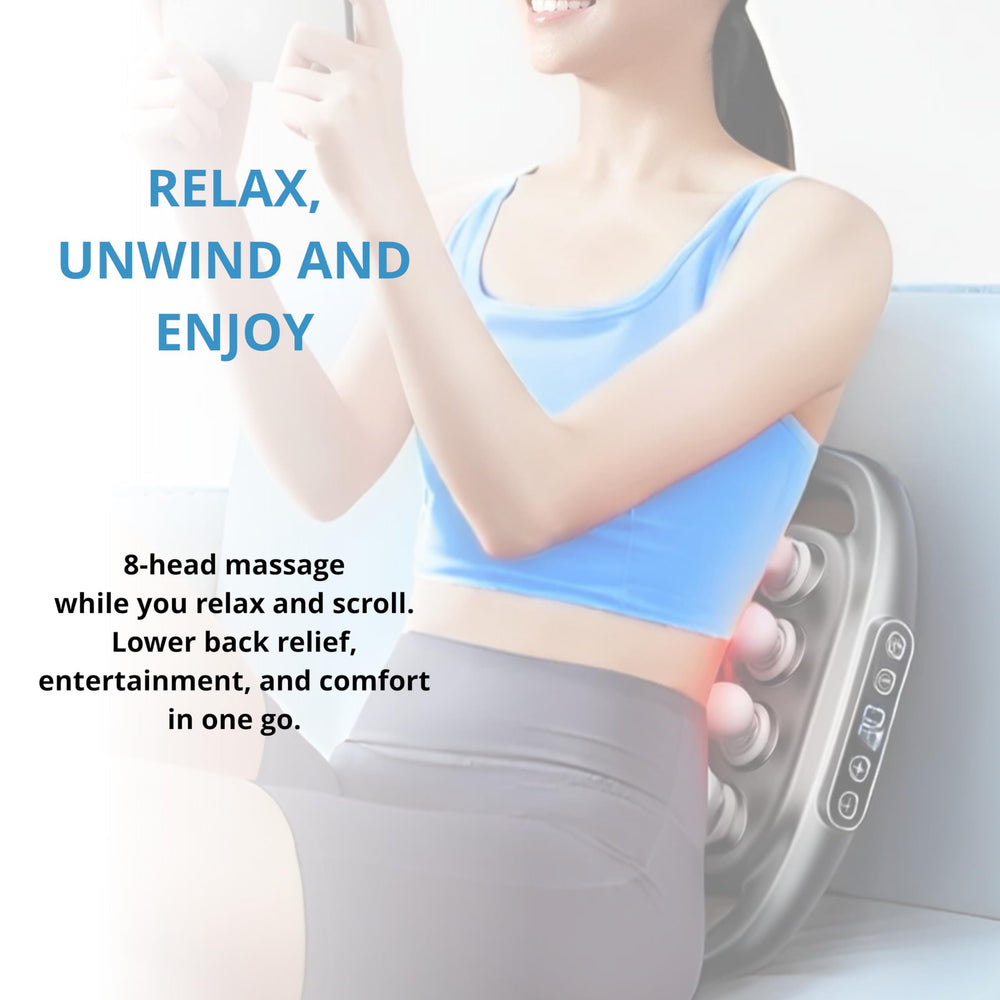 LEVILO neck and shoulder massage helps unwind tense areas after long days.