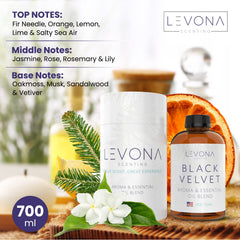 Levona Scent Black Velvette diffuser-ready setup for quick use