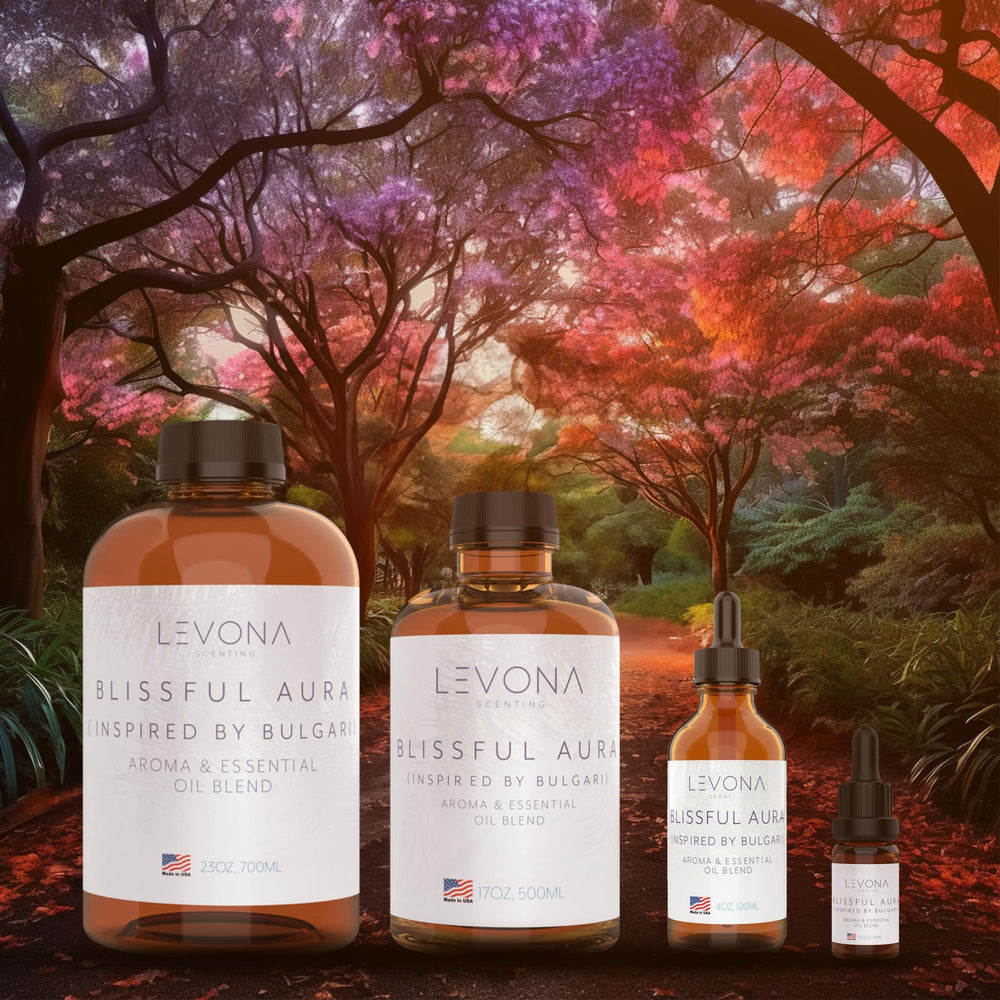 Levona Scent made in USA label confirms quality and safety compliance.