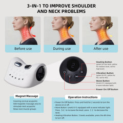 Sleek white finish on LeWiTools massager suitable for modern homes