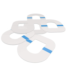 Lexcam patch shows secure fit during workout and outdoor activity.