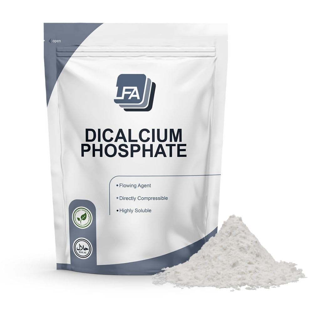 LFA DCPD powder shows bulk density and flow behavior for tablet production