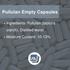 LFA Halal and Kosher certified capsules with clean label.