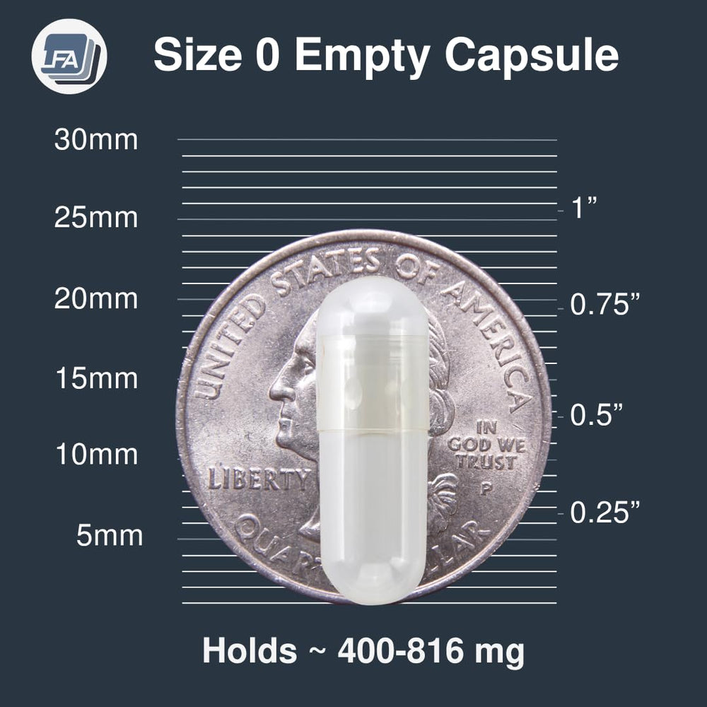 LFA fillable veggie capsule kit shown for hands-on filling.