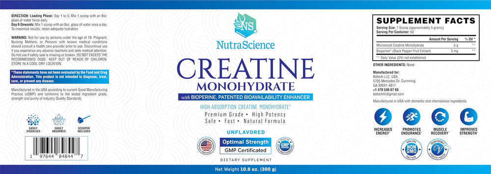 Liarminoo creatine rapid-dissolution powder dissolves easily in water.