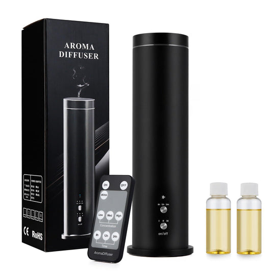 LIARTY waterless diffuser tower-design enhances home ambiance with long-lasting fragrance.