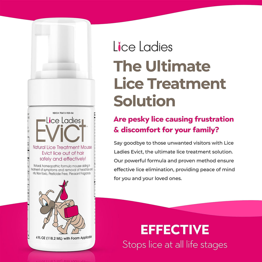 Professional-grade formula from Lice Ladies Evict trusted by clinics