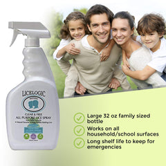 LiceLogic spray used on luggage and travel bags for cleanliness