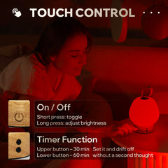 Liderstar dimmable red light with timer for relaxed evenings at a desk