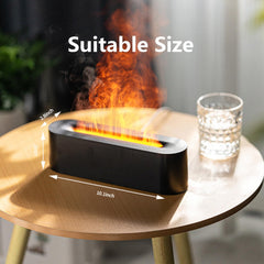 Liexopr fireplace diffuser mood lighting options add customizable color for relaxation or focus.