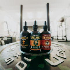 Life Cykel This Is It Pack tincture being poured for easy daily use