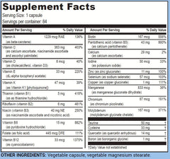 Life Enhancement Radical Shield shows quercetin and other phytonutrients for plant-based nutrient variety.