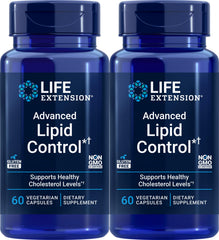 Life Extension Advanced Lipid Control bottle front view, supports daily lipid balance