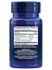 Arterial Protect bottle label close-up highlighting ingredients and usage