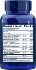 Life Extension BioActive Complete B-Complex capsules, vegetarian formula for daily B vitamin support.