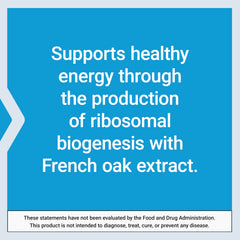 EnergyGain ingredients list highlighting French oak extract