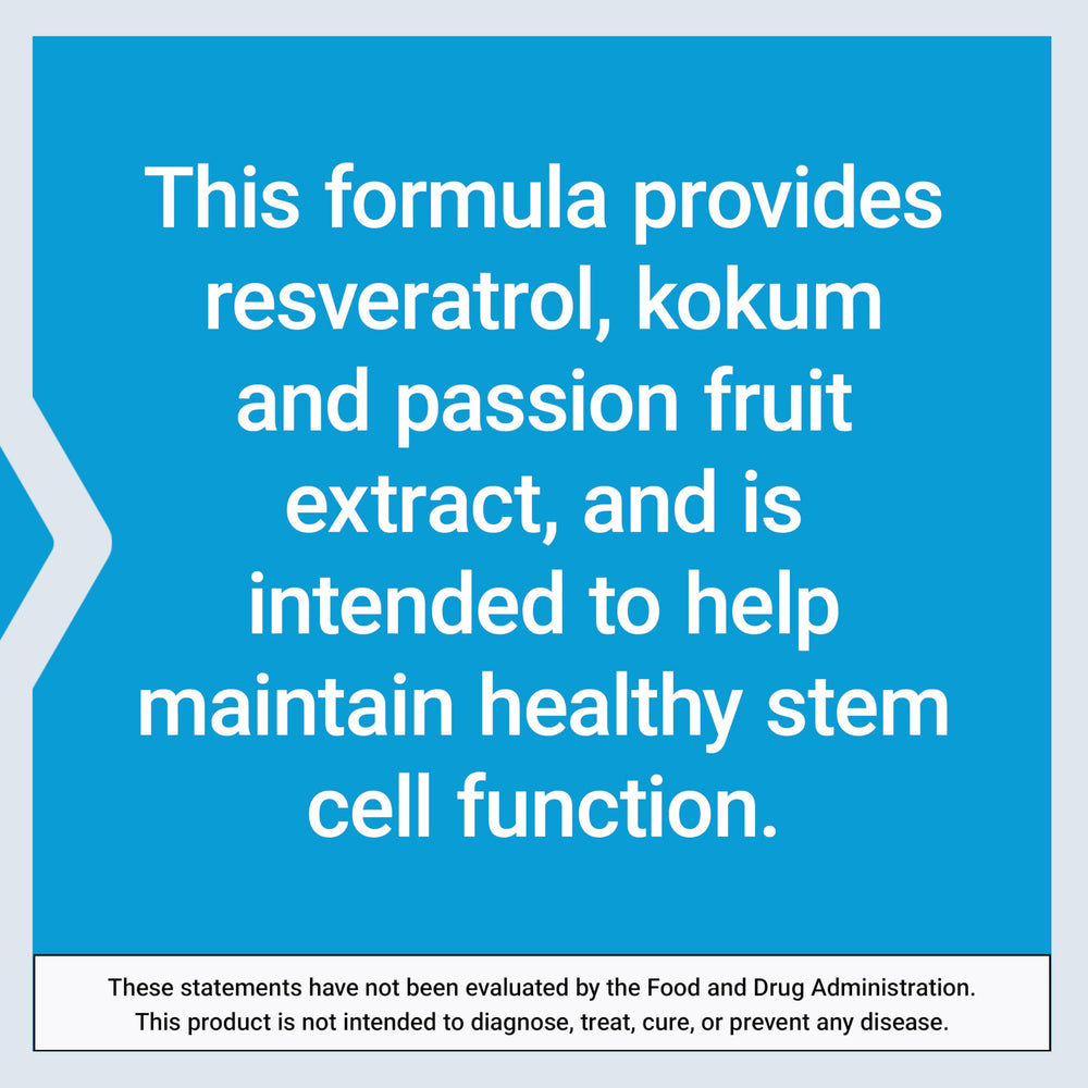 GEROPROTECT Stem Cell gluten-free label emphasizing allergy-conscious formulation.