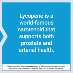 Nutrition panel shows 15 mg lycopene per serving in Mega Lycopene.