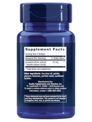 Mega Lycopene endothelium support for arterial health shown on label.