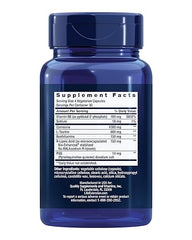 Life Extension Mitochondrial Energy Optimizer capsules highlighted for balanced energy support.