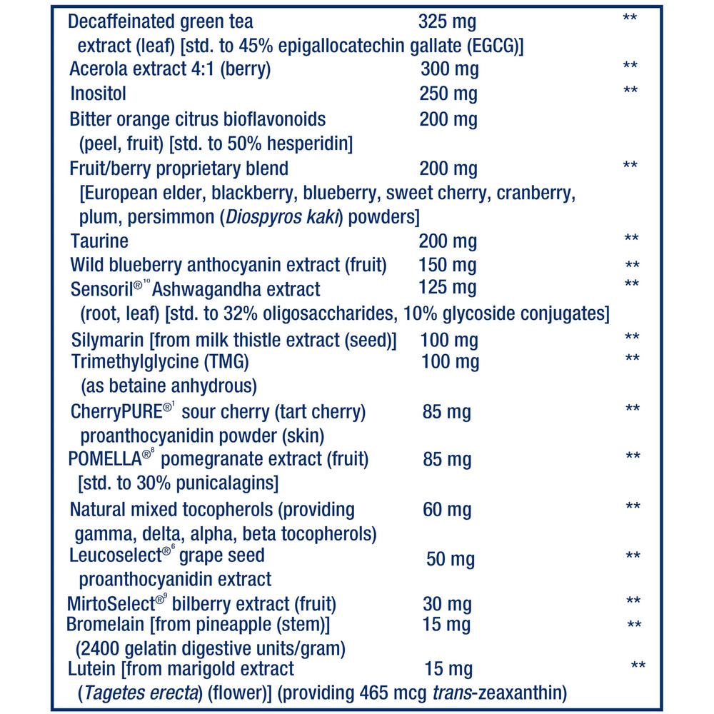 Life Extension Mix tablets showing nutrition label to highlight USA manufacture