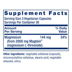 Life Extension Neuro-Mag capsules offer convenient daily supplementation for memory and quick thinking.