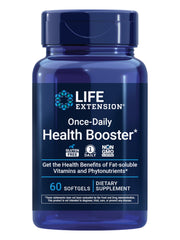 Life Extension Once-Daily Health Booster bottle with label, daily wellness support option