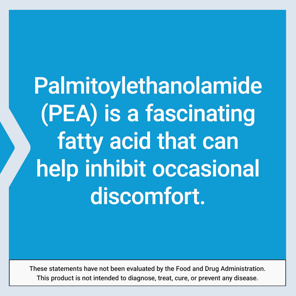 Life Extension Pea Discomfort Relief vegetarian tablets suitable for diverse diets.