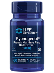 Life Extension Pycnogenol bottle ready for daily vascular support.