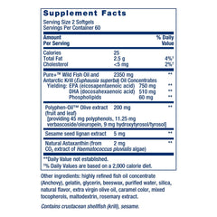 Life Extension Super Omega-3 Plus krill-oil softgels emphasize joint comfort potential.
