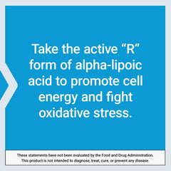 Life Extension Super R-Lipoic Acid capsules inside bottle for daily use.