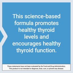 Life Extension Thyroid Support Complex vitamins B12 and A on label