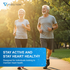 Vitality Now Life Pulse capsules highlighting CoQ10 for cardiovascular wellness