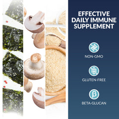 Beta-Glucan BetaRight WGP label emphasizes high-purity immune-support ingredient.
