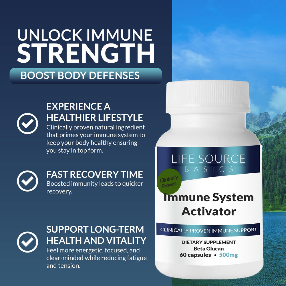 Capsules of Life Source Basics Beta-Glucan for daily wellness use.
