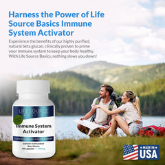 Non-GMO vegan formula from Life Source Basics supports clean immune health.