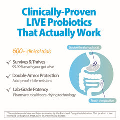 Life-Space probiotics on a morning table ready for daily routine.