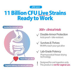 Life-Space Urogen Probiotics strains GR-1 RC-14 labeling close-up