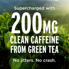 LIFEAID FITAID Energy GO green tea caffeine label highlights clean energy source