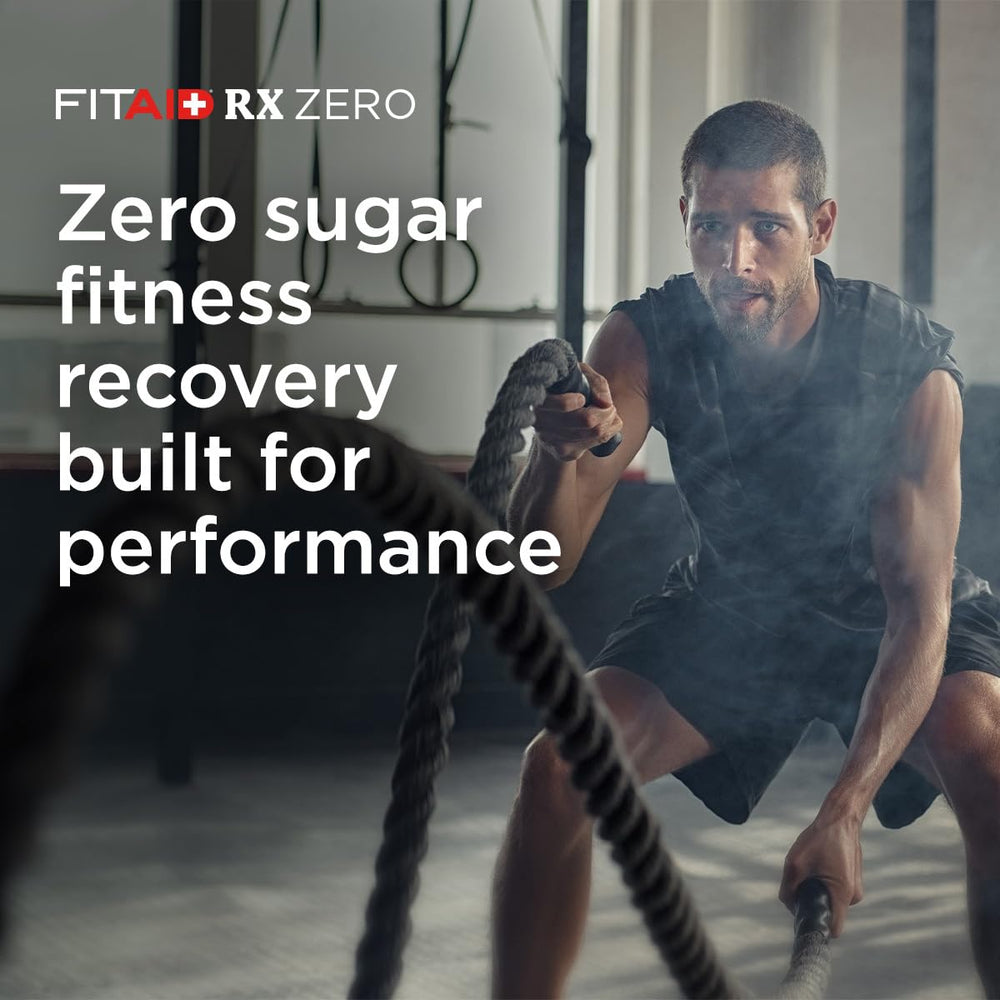 Athlete preparing post-workout with Lifeaid Fitaid RX + Creatine