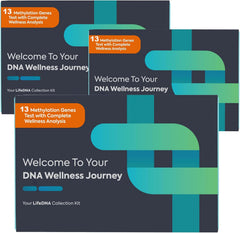 LIFEDNA methylation test cheek-swab kit for at-home wellness insights.