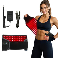 Generic LIFELT8UM belt front view for convenient red light therapy at home