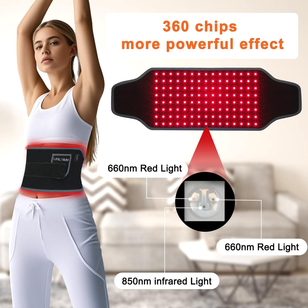 Generic LIFELT8UM belt in office setup for hands-free use during work