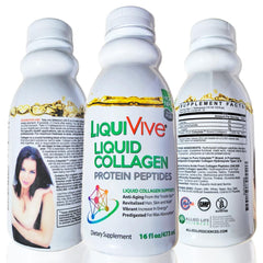 Life Miracle LiquiVive label emphasizes skin, hair, and nails support.