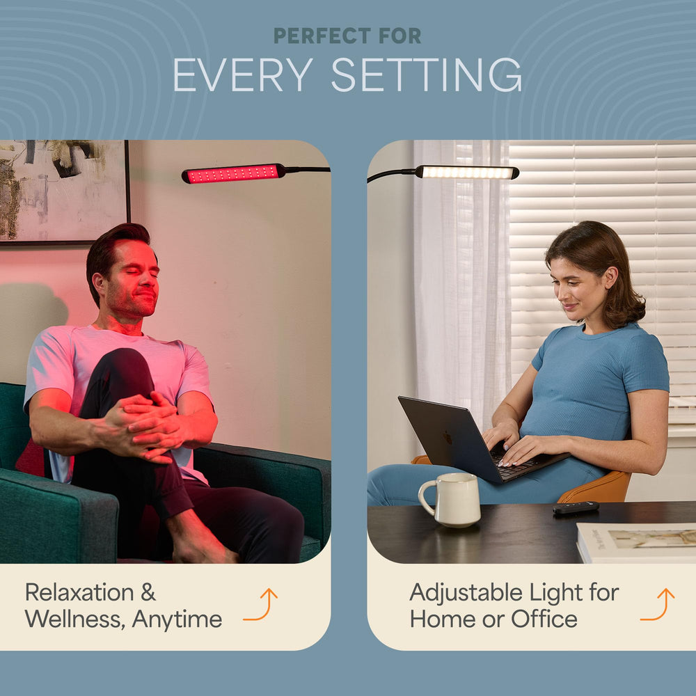 LifePro Lumaglow reading light mode for focused study or pages