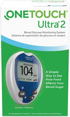 Lifescan OneTouch Ultra2 compact size ideal for travel.