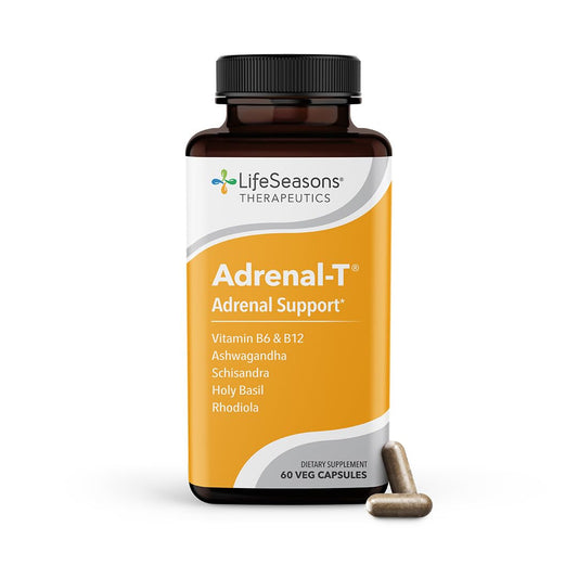 LifeSeasons Adrenal-T bottle front view for energy support